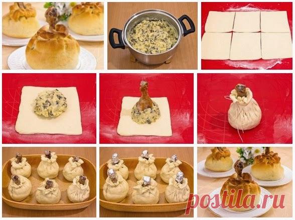 Лучшие кулинарные рецепты: Куриные ножки в мешочке