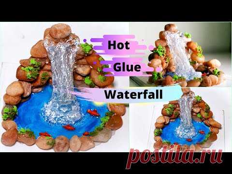 EASY HOT GLUE WATERFALL