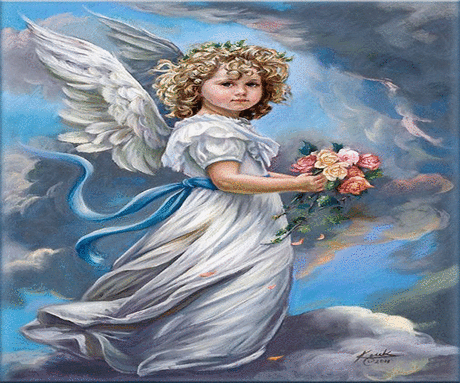 Ангелы  в живописи Sandra Kich -Мой слайд