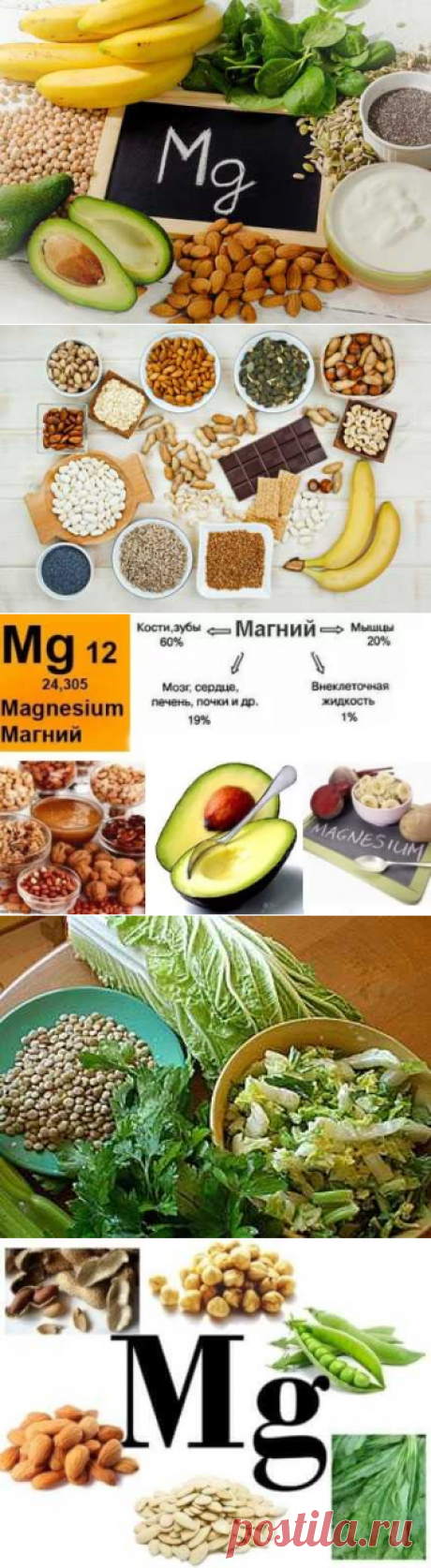 Магний и кальций в каких продуктах содержится