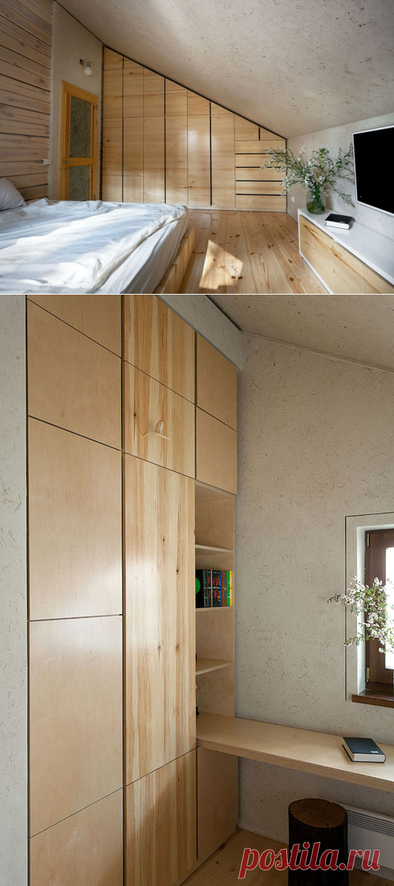 Эко-интерьер брусового дома от Ryntovt Design - Дизайн интерьеров | Идеи вашего дома | Lodgers