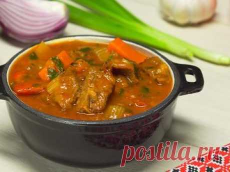 Гуляш с говядиной - простой и вкусный рецепт с пошаговыми фото