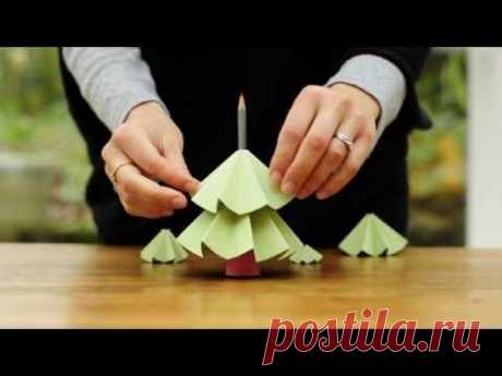 Новогодняя елочка за 2 минуты. Видео