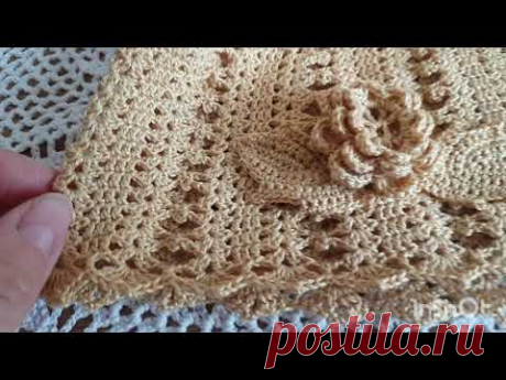 Украшаю шапочку. Как связать листочек крючком