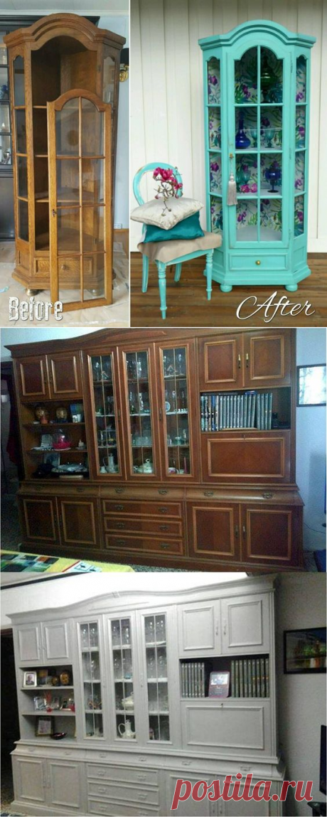 Идеи обновления старой мебели — Сделай сам, идеи для творчества - DIY Ideas