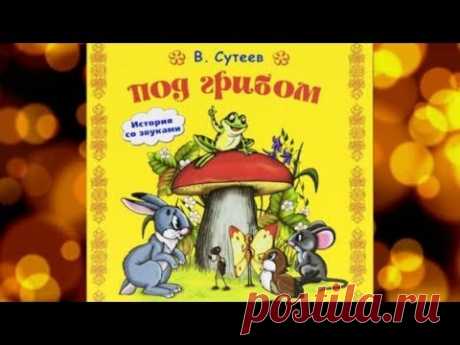 Под грибом. Сказка Сутеева. Аудиосказка для малышей. - YouTube