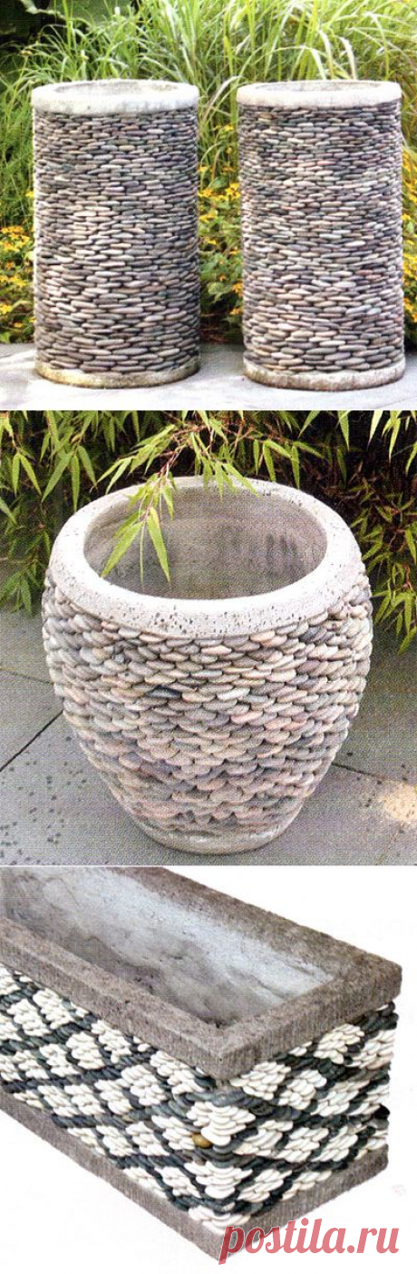 7 идей по декору цветочных горшков и кашпо