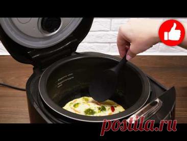 Просто объедение! Готова есть хоть каждый день! Омлет с овощами в мультиварке