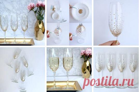Декорируем бокалы
