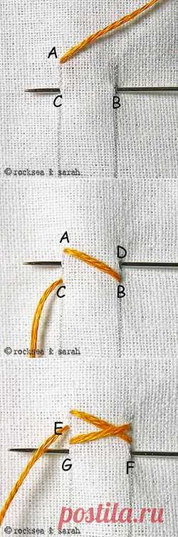 ч.1 basket stitch » Sarah's Hand Embroidery Tutorials