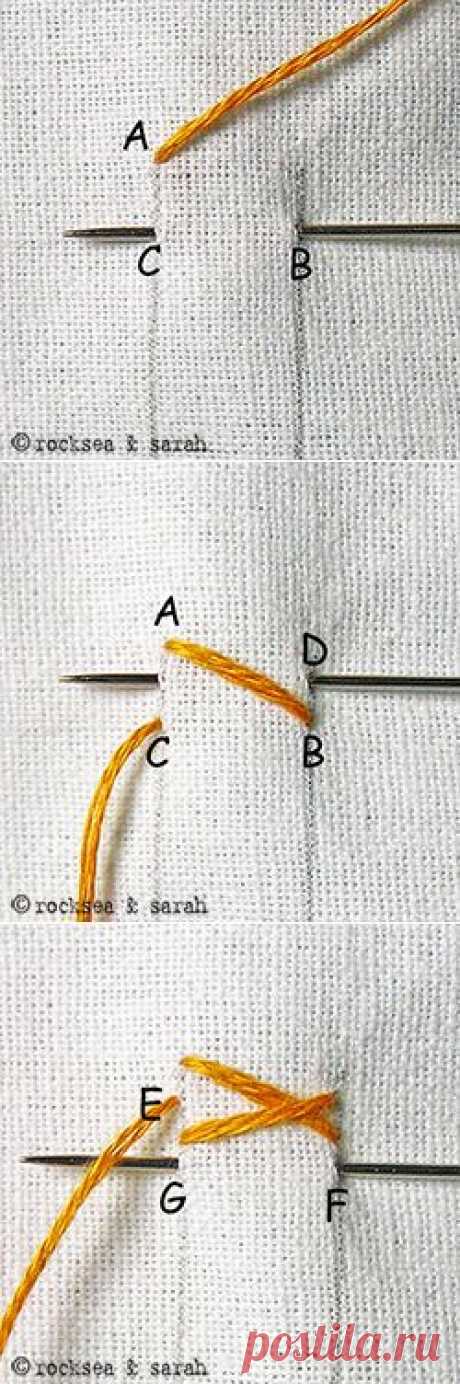 ч.1 basket stitch » Sarah's Hand Embroidery Tutorials