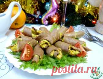 Закусочные печеночные рогалики – кулинарный рецепт