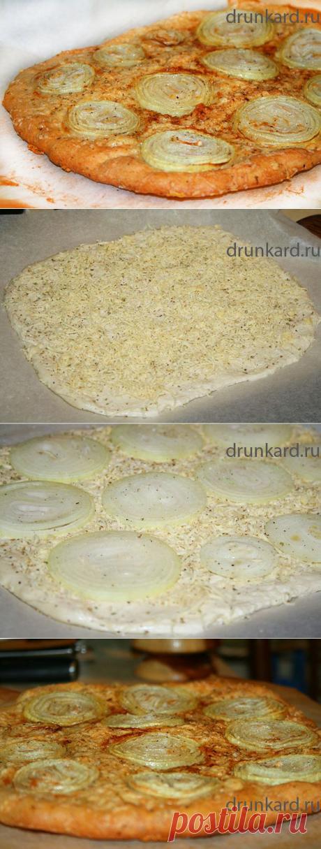 Сырно-луковая лепёшка.