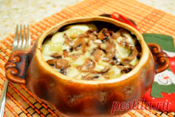 Вкуснейшая гречка запеченная в горшочке с грибами под сырной корочкой🔝 Гречка, приготовленная таким способом, творит с нашим организмом настоящие чудеса! Ингредиенты: гречка — 300...