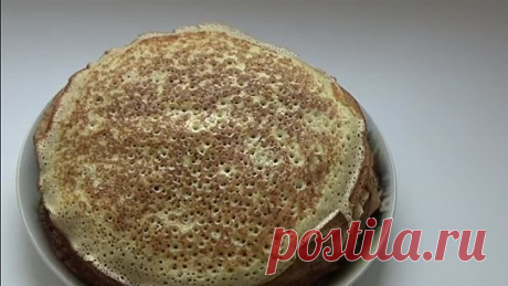 Заварные блинчики на кефире