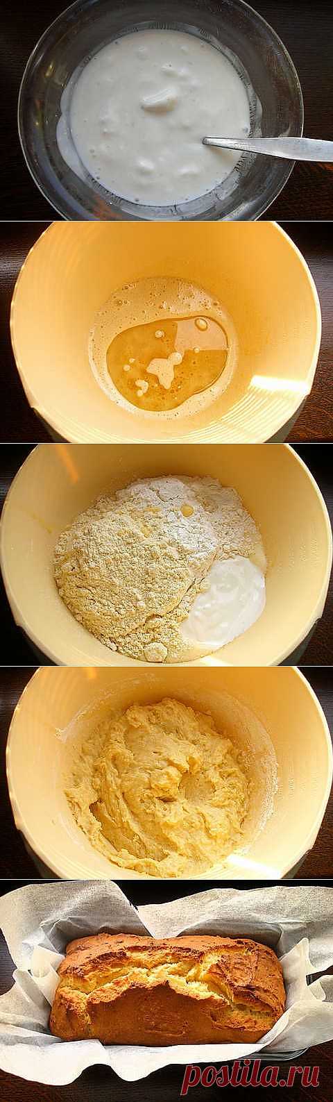КЕКС ИЗ КУКУРУЗНОЙ МУКИ.