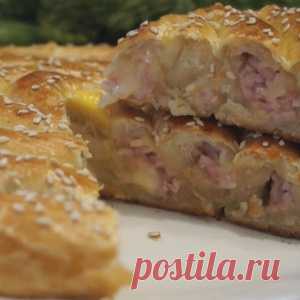 Пирог "Улитка". Очень быстрый и вкусный!
