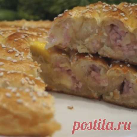 Пирог &quot;Улитка&quot;. Очень быстрый и вкусный!