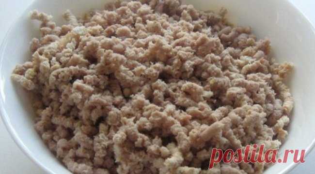Фарш с отварным мясом