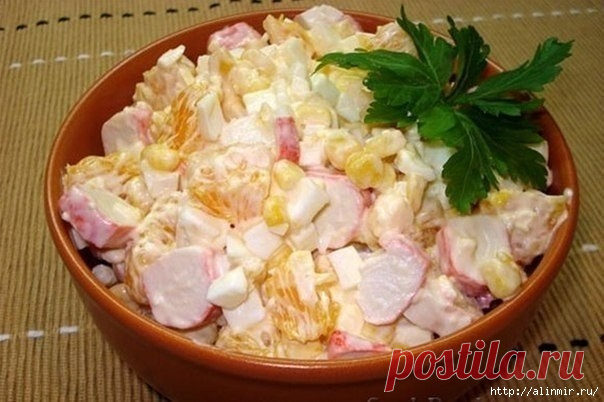 Салат по-королевски из простых продуктов