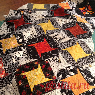 Quilters ... НАСЛАЖДАЙТЕСЬ ЦВЕТ! : Двойной опцион Stars