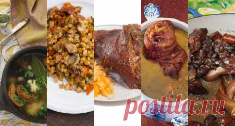 6 рецептов со свиной рулькой Как сырой, так и с копченой