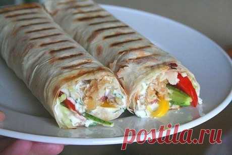 Шаурма с курицей в лаваше рецепт с фото пошагово - 1000.menu