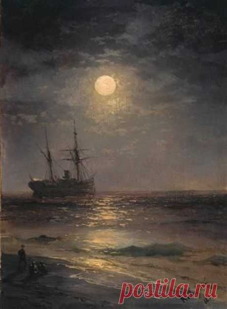 Lunar night - Ivan Aivazovsky  |  Pinterest • Всемирный каталог идей