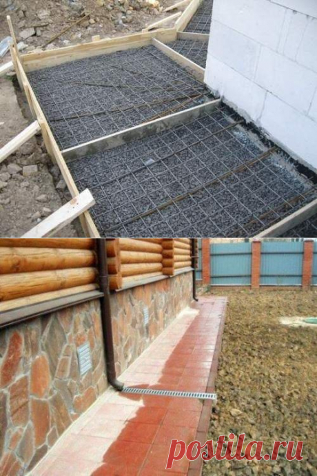 Отмостка вокруг дома своими руками. Как правильно сделать отмостку?