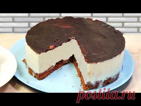 Птичье Молоко. Рецепт без яиц. Торт без выпечки.