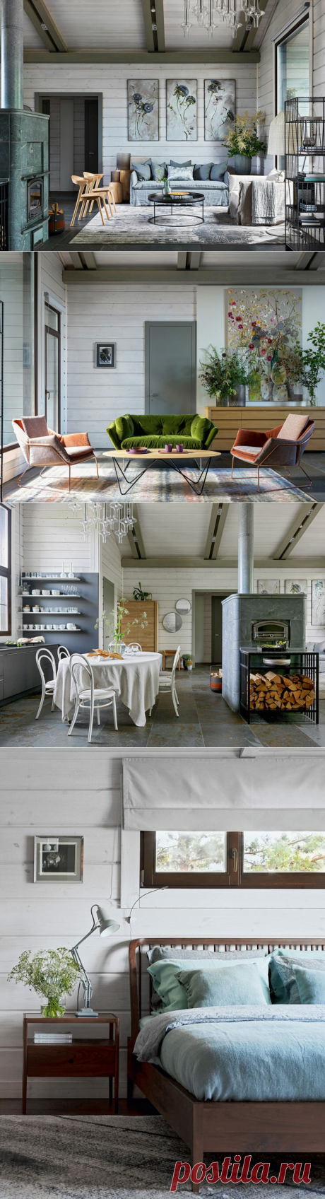 Великолепный загородный дом в пригороде Петербурга с цветочными мотивами в интерьере | Architect Guide | Яндекс Дзен