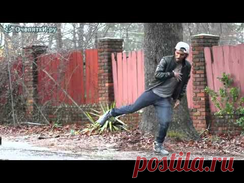 Танцор "нарушает законы физики" - YouTube