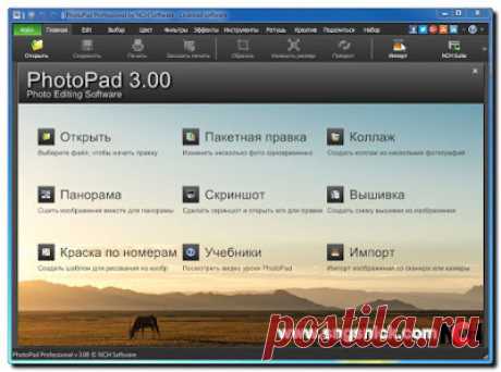 Интернет, программы, полезные советы: NCH PhotoPad Image Editor Pro 3.00 - мощный редактор графических изображений