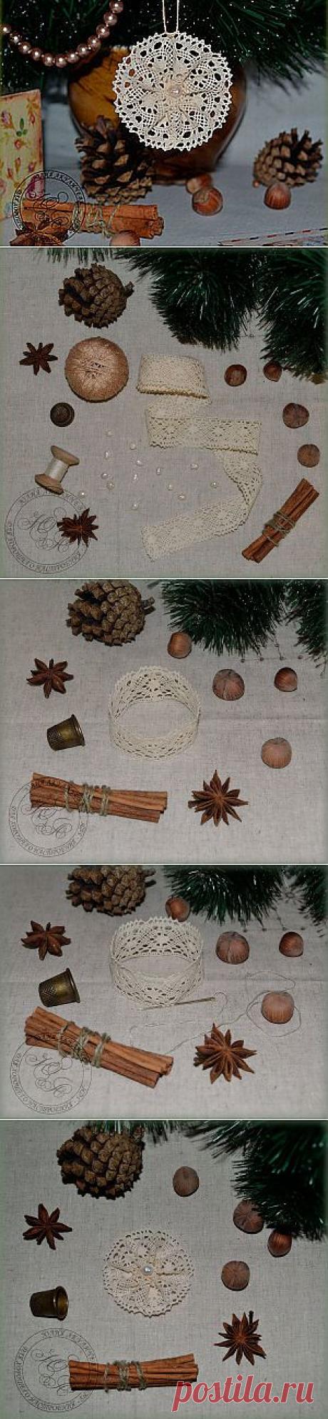МК «Снежинка для исполнения желаний» handmade