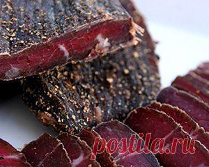 Билтон (билтонг). Деликатесное блюдо из мяса