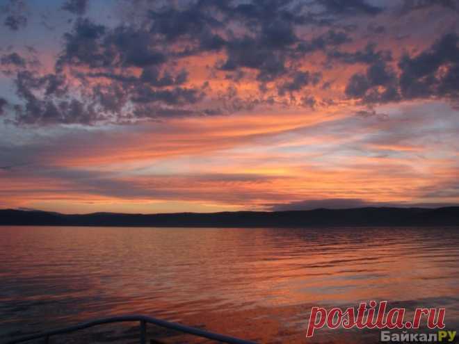 Восходы, закаты Байкала фото — Байкал