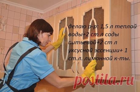 Смесь для уборки на кухне