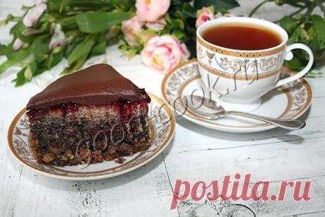 Австрийский маково-ореховый пирог (без муки). Рецепт приготовления