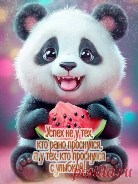 Утренняя картинка с надписью, открытка доброе утро