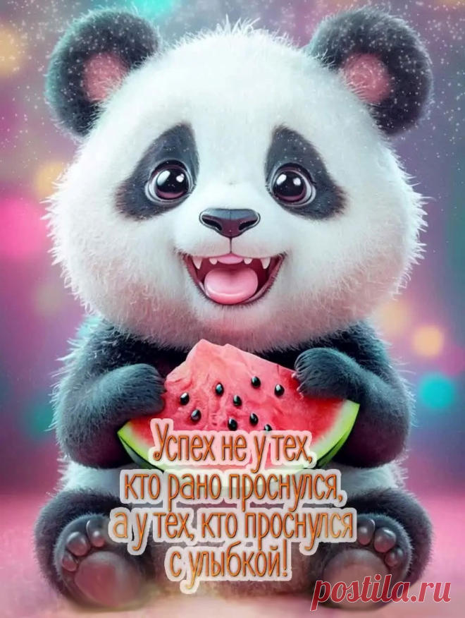 Утренняя картинка с надписью, открытка доброе утро