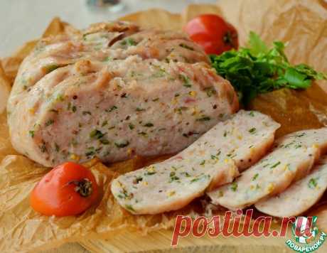 Крафтовая куриная колбаса с петрушкой – кулинарный рецепт