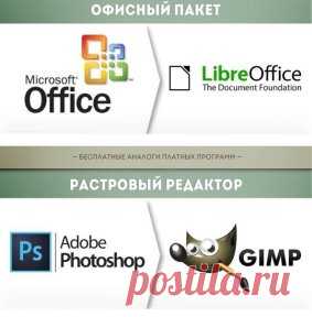 Бесплатные аналоги платных программ.