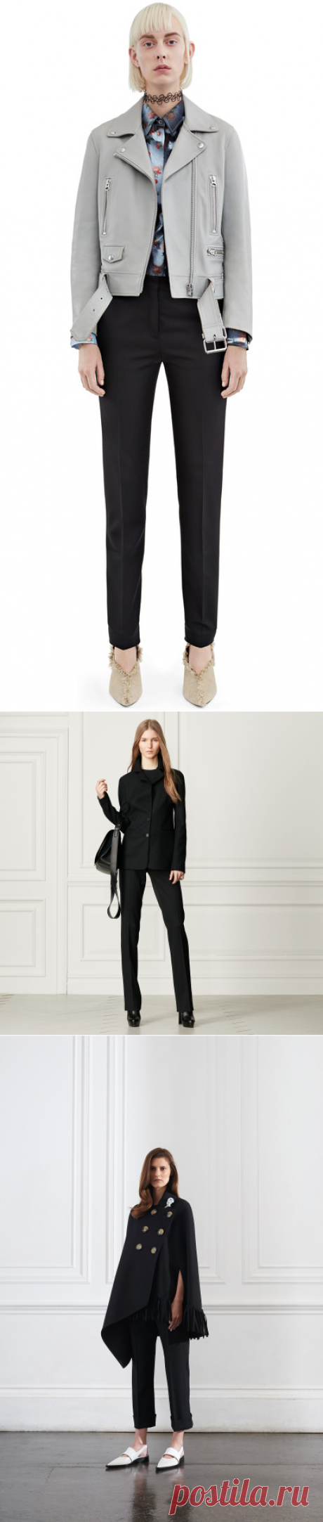 Как и с чем носить базовые черные брюки / Мода / Burdastyle