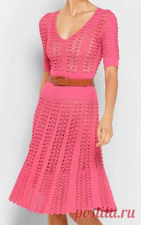 VESTIDO EM CROCHÊ MICHAEL KORS COM SUGESTÕES DE GRÁFICOS