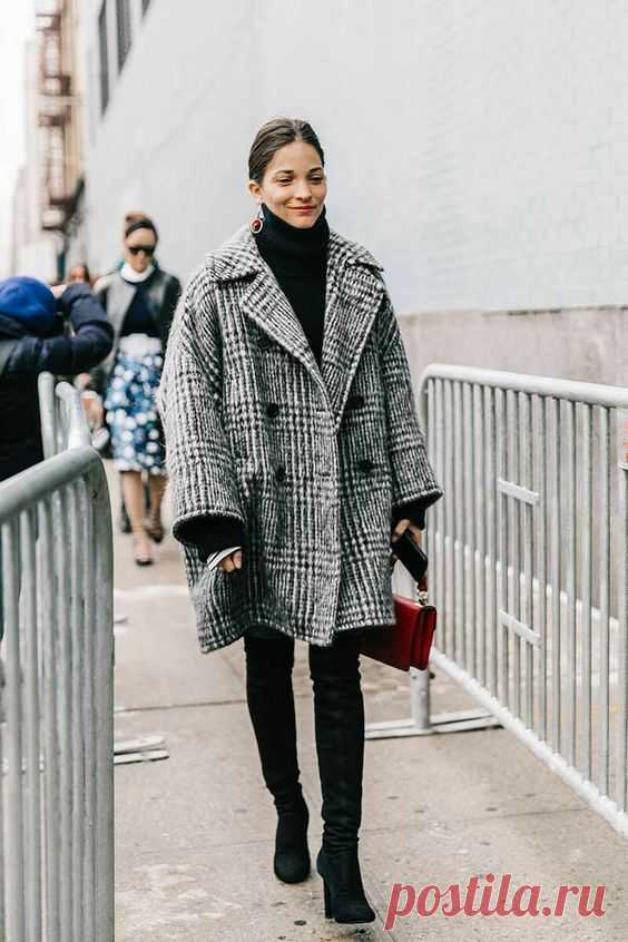 Street Style в клетку — Модно / Nemodno