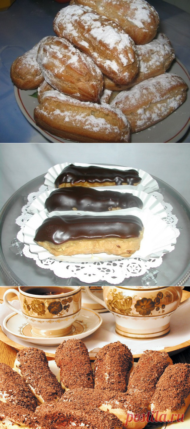 Заварное тесто для эклеров