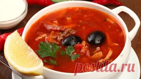 Cолянка сборная мясная. Рецепт приготовления с фото