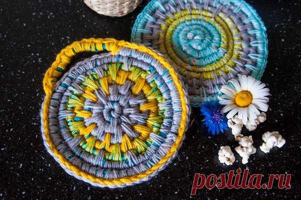 Интересные прихватки из старых футболок. Необычная техника. | Живые вещи | Яндекс Дзен