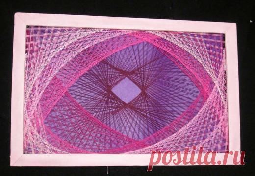 Объёмная изонить.. маленькое МК