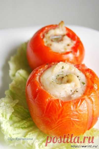 Рыба, запечённая в помидорах..